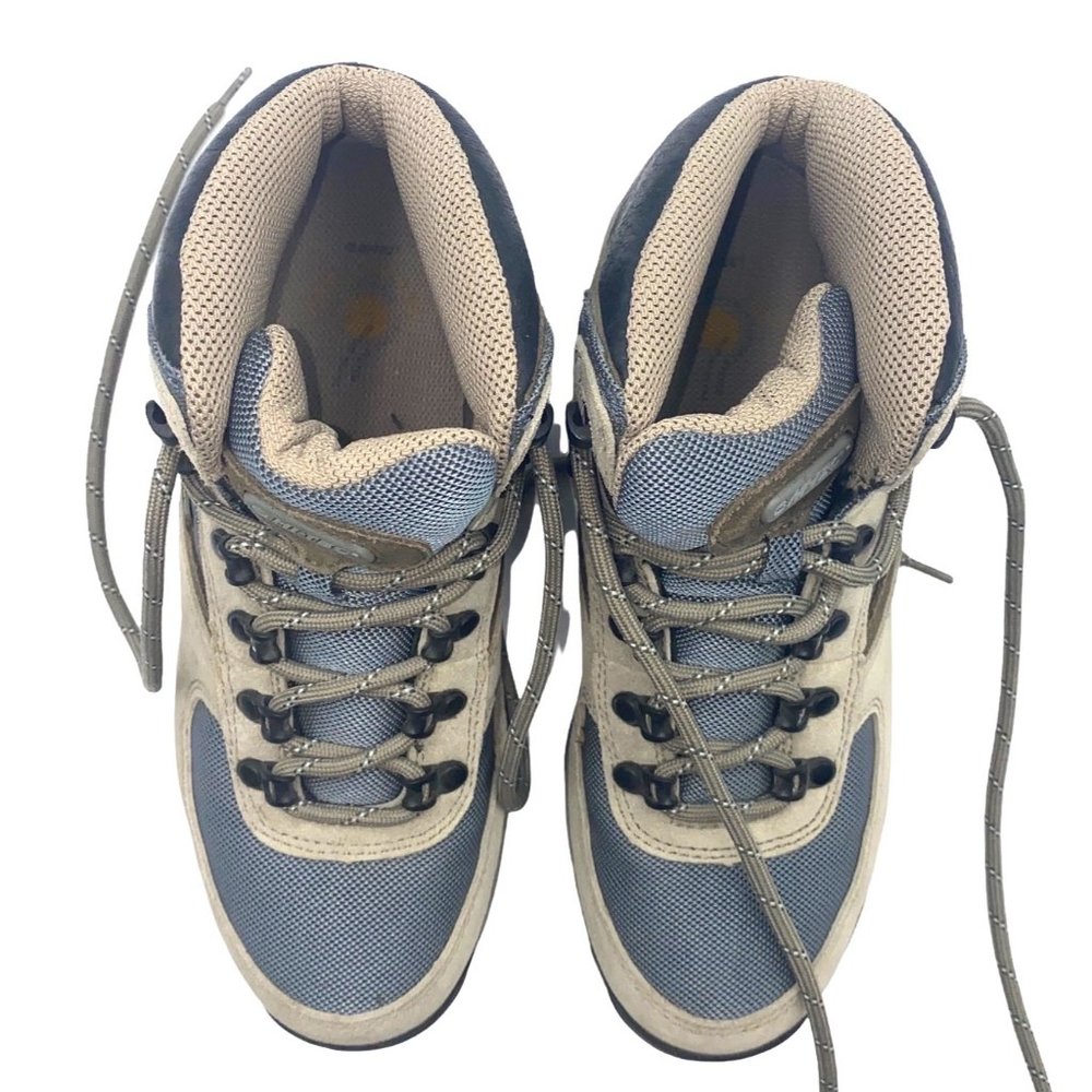 HiTec V-Lite 8.0 Women Shoes Hiking Gray Blue Laces - Picture 5 of 7